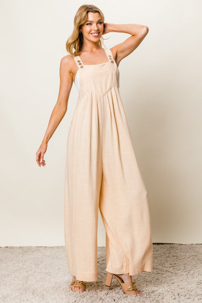 Sarah Texture Wide Leg Jumpsuit