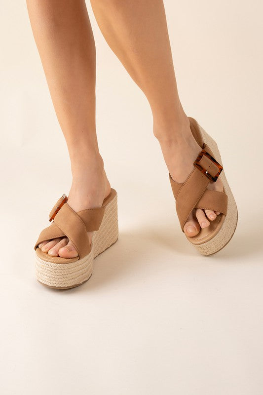 Espadrille Platform Wedge Sandal