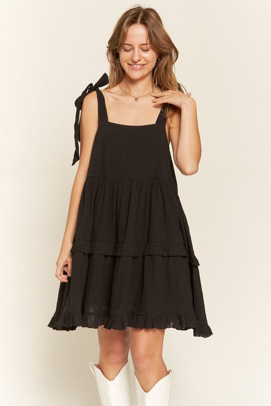 Reese Flowy Ruffle Mini Dress