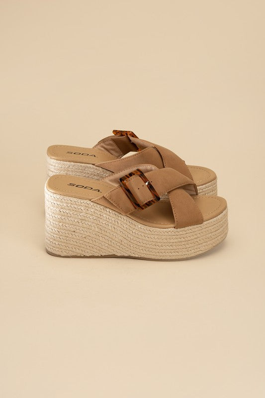 Espadrille Platform Wedge Sandal