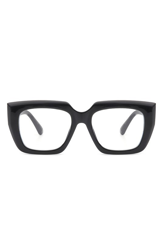 Square Retro Flat Top Cat Eye Sunglasses