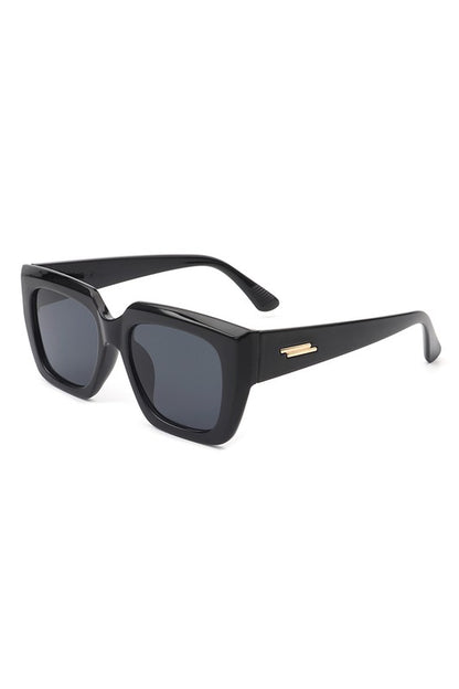 Square Retro Flat Top Cat Eye Sunglasses