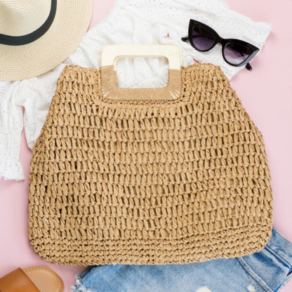 Straw Tote Purse