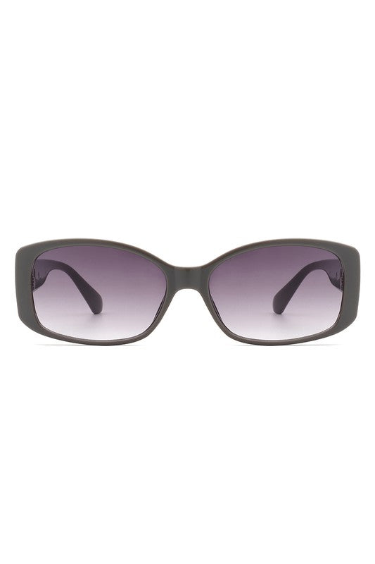 Rectangular Narrow Square Sunglasses