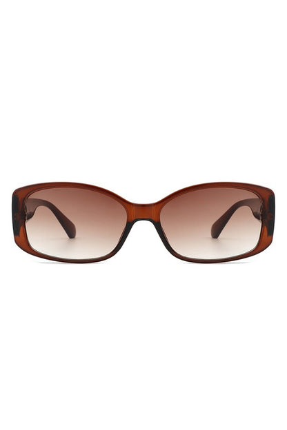 Rectangular Narrow Square Sunglasses