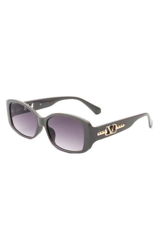 Rectangular Narrow Square Sunglasses