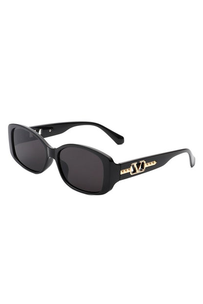 Rectangular Narrow Square Sunglasses