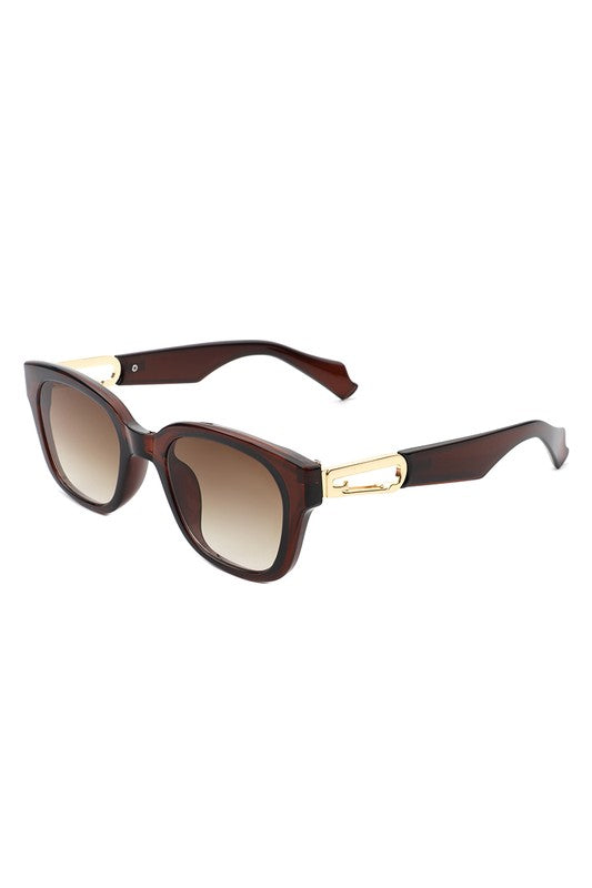 Classic Horn Rimmed Square Sunglasses