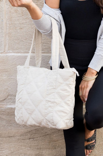 Quilted Tote Bag