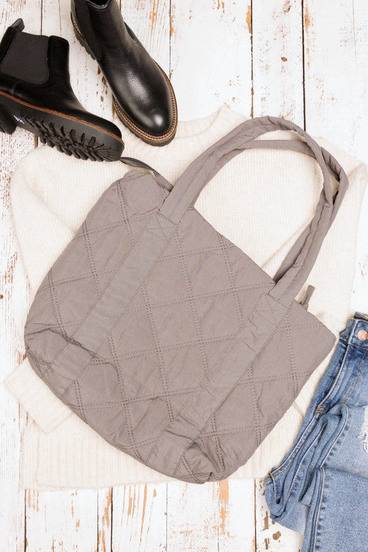 Quilted Tote Bag