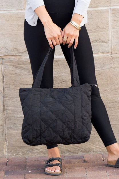 Quilted Tote Bag