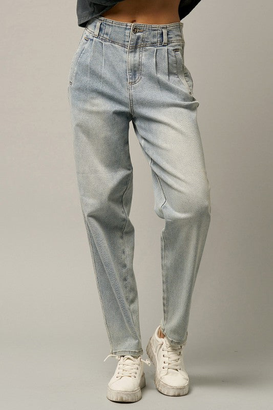 High Waist Balloon Jeans