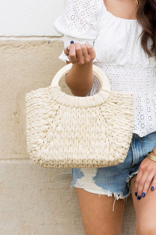 Woven Tote Purse