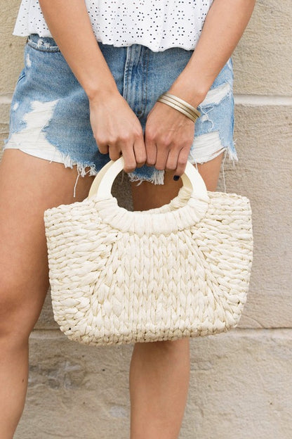 Woven Tote Purse