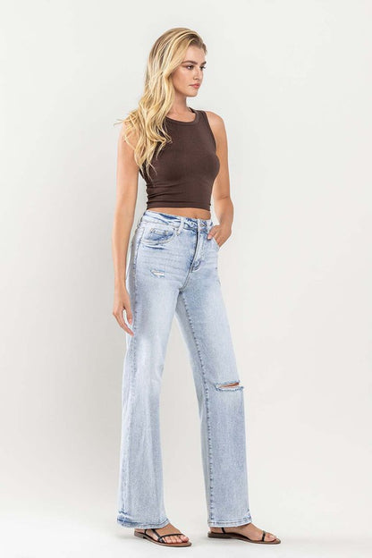 VERVET 90's Vintage Super High Rise Flare Jeans