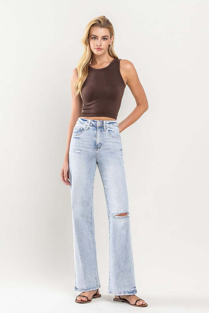 VERVET 90's Vintage Super High Rise Flare Jeans