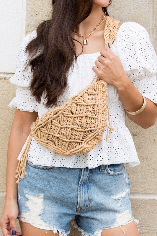 Macrame Boho Sling Bag