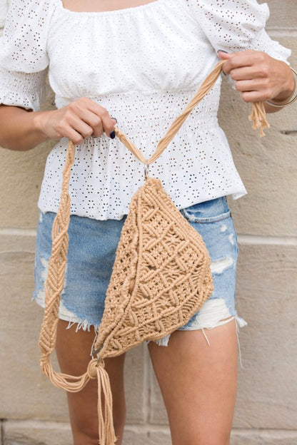 Macrame Boho Sling Bag