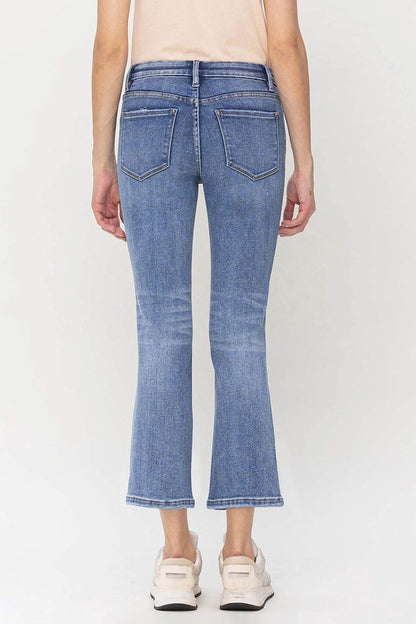 VERVET Mid Rise Kick Flare Jeans