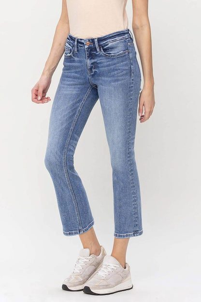 VERVET Mid Rise Kick Flare Jeans