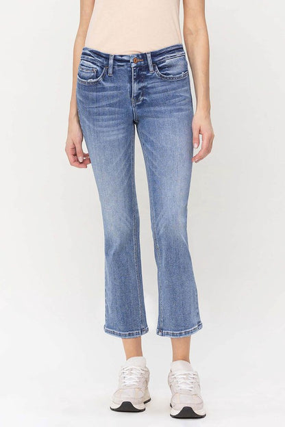 VERVET Mid Rise Kick Flare Jeans