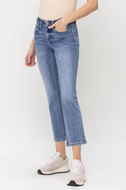 VERVET Mid Rise Kick Flare Jeans