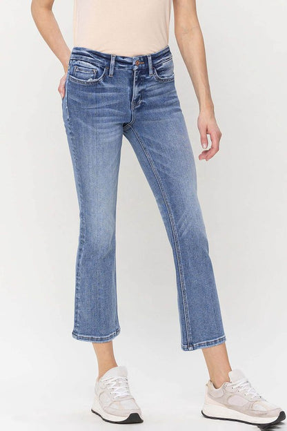 VERVET Mid Rise Kick Flare Jeans