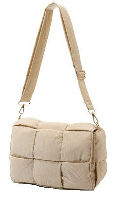 Crossbody Puffer Bag and Clutch