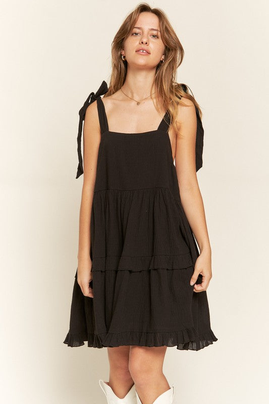 Reese Flowy Ruffle Mini Dress