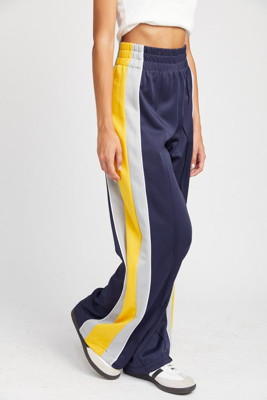 Color Block Track Pants