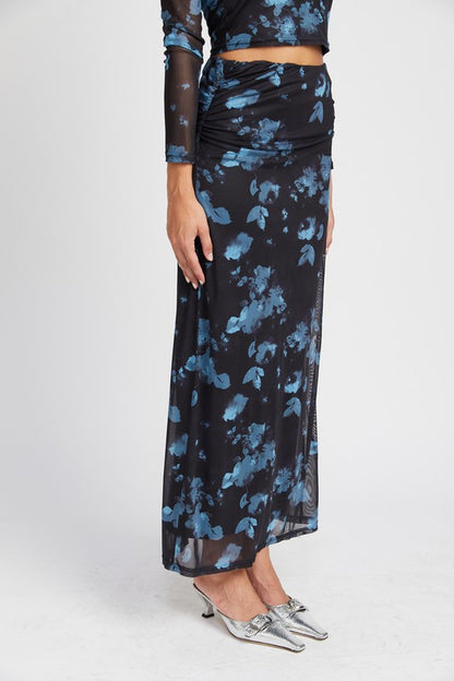 Victoria Floral Maxi Skirt