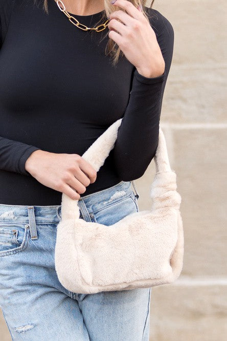 Plush Shoulder Bag