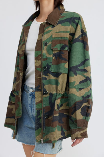 Camo Oversized Jacket