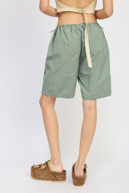 Parker Contrasted Bermuda Knee-Length Shorts