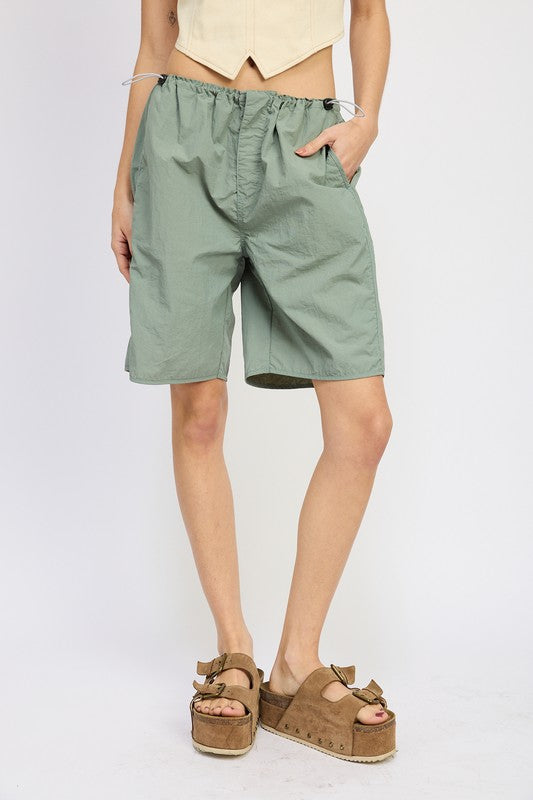 Parker Contrasted Bermuda Knee-Length Shorts