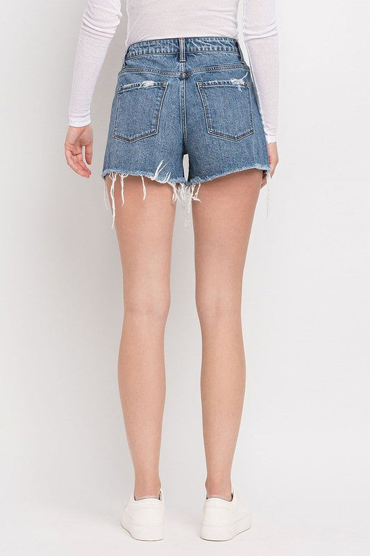 VERVET Super High Rise Denim Shorts