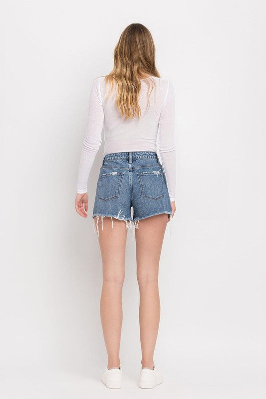 VERVET Super High Rise Denim Shorts