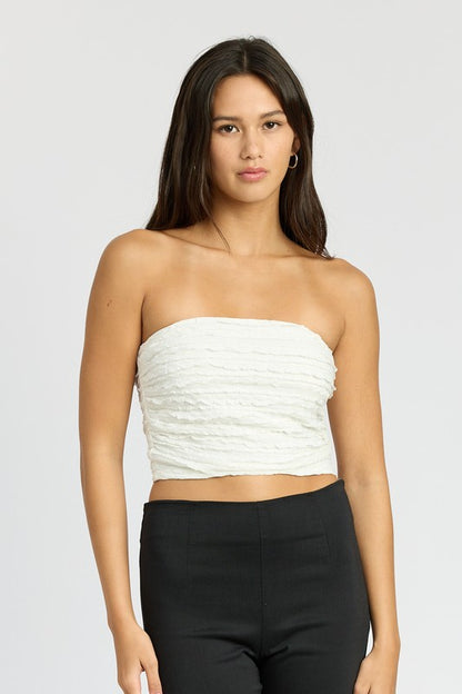 Raine Ruched Tube Top