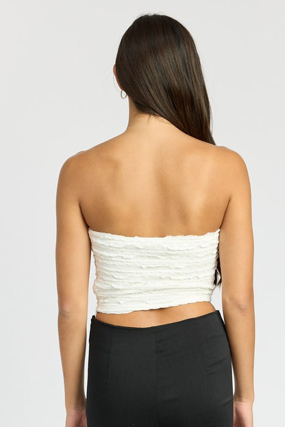 Raine Ruched Tube Top