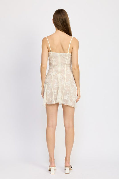 Emory Lace Mini Dress