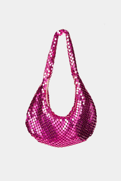 Hannah Sequin Disc Handbag