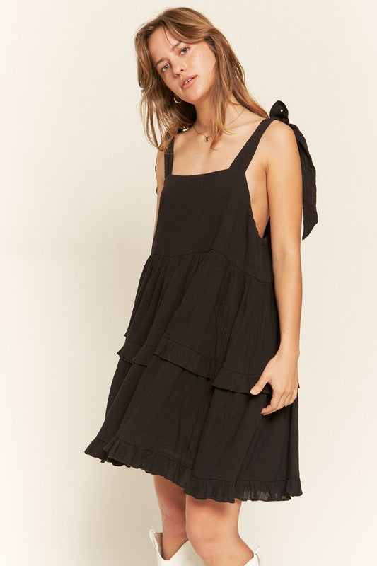 Reese Flowy Ruffle Mini Dress