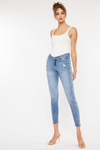 Kancan High Waist Stretch Skinny Jeans