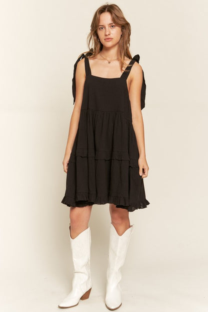 Reese Flowy Ruffle Mini Dress