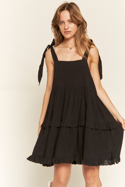 Reese Flowy Ruffle Mini Dress