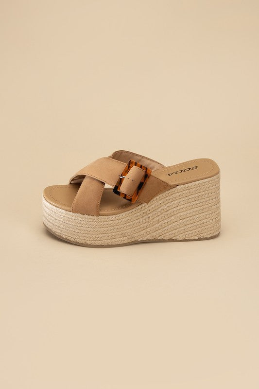 Espadrille Platform Wedge Sandal