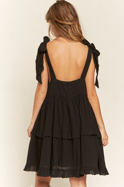 Reese Flowy Ruffle Mini Dress