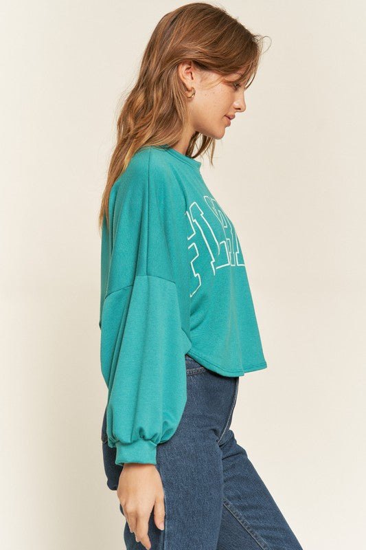 Location Batwing Sleeve Top