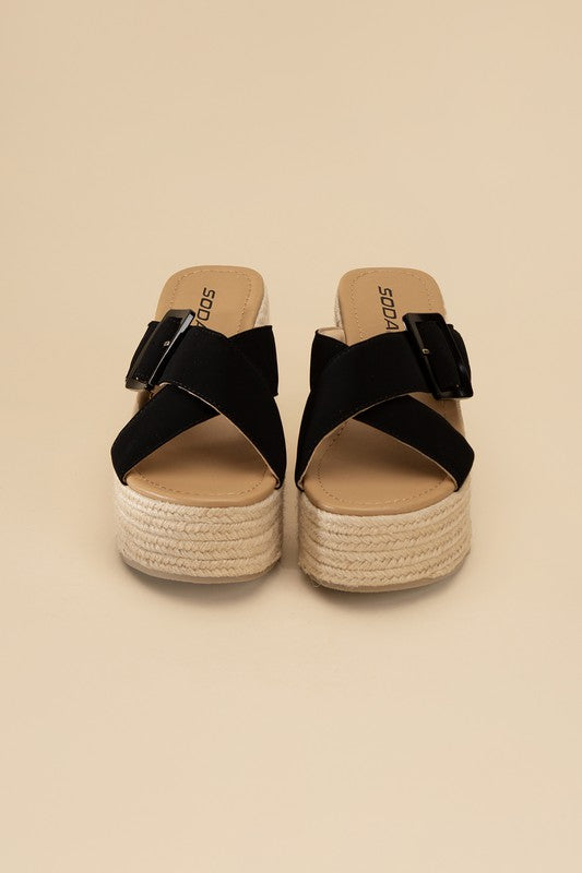 Espadrille Platform Wedge Sandal