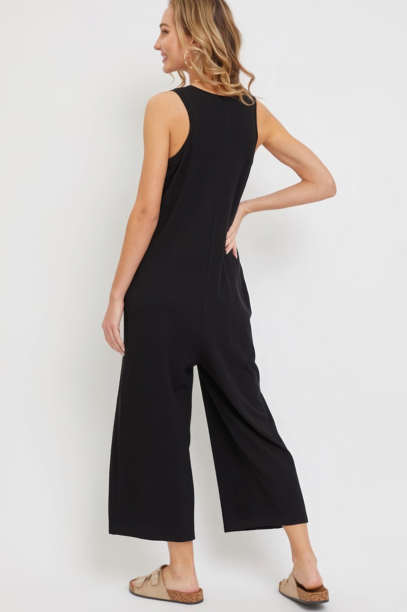 Running Errands Button Down Jumpsuit